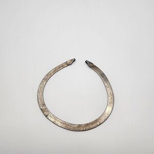 Vintage Sterling Silver Herringbone Bracelet